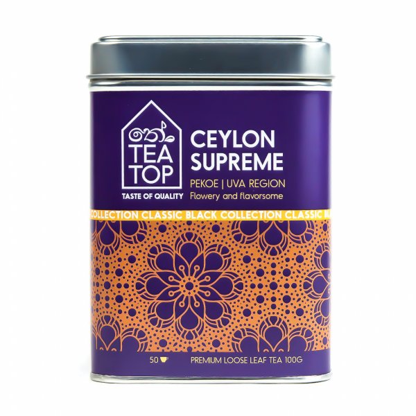 Ceylon Supreme Tea PEKOE Uva region pure Ceylon Tea